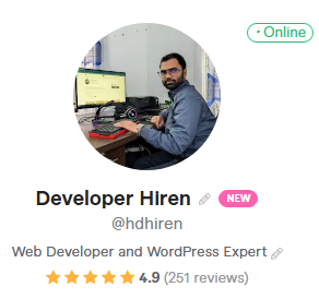 develoephiren wordpress developer woocommerce elementorexpert Fiverr upwork